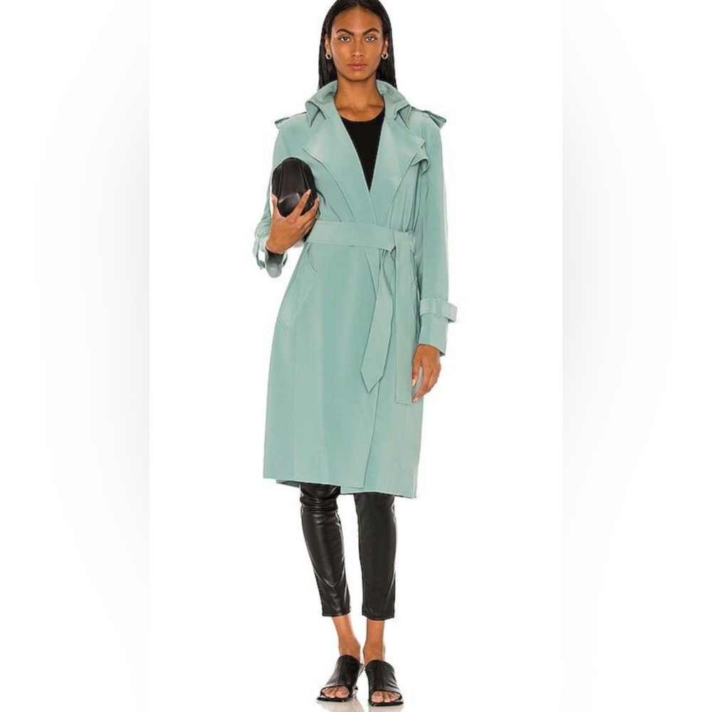NWT Norma Kamali trench coat size 36/S